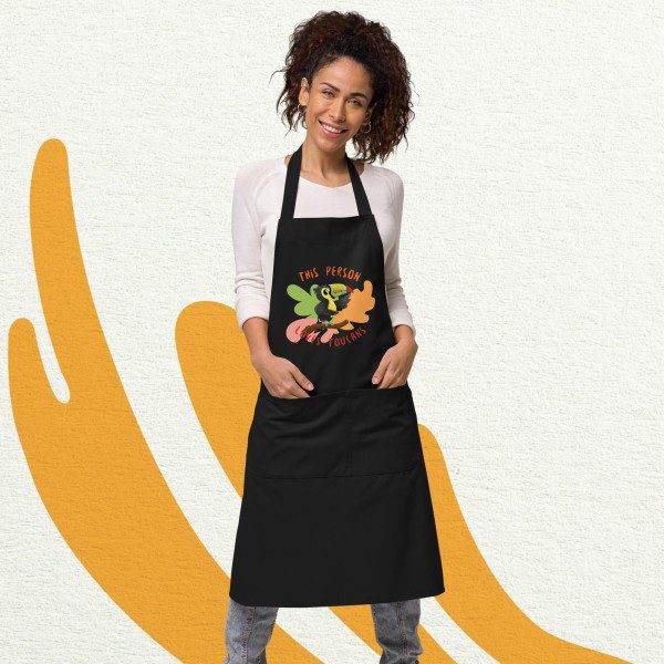 Toucan Rescue Ranch | Organic cotton apron - Image 2