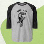 Pura Vida Shirt - Toucan Rescue Ranch | 3/4 sleeve raglan shirt - Image 2